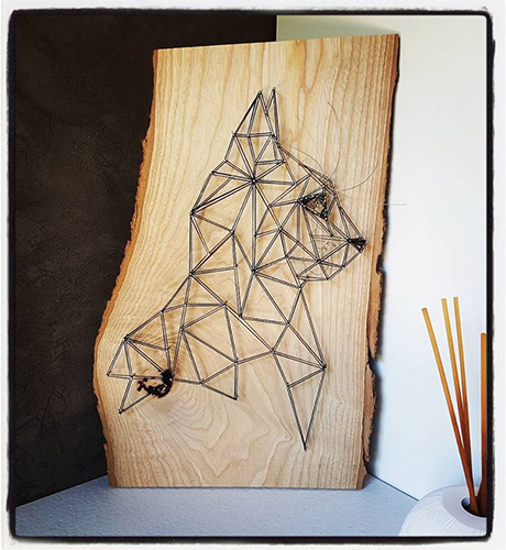 louve string art