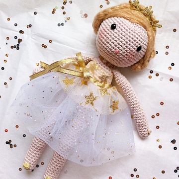 doudou princesse en laine