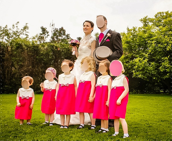 Réalisation en couture pour mariage