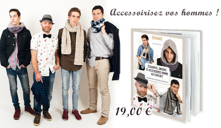 Accessoires hommes au crochet