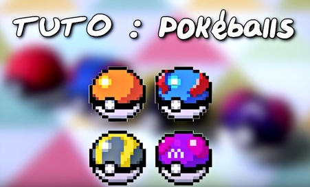 Tutoriel Pokéballs en fimo