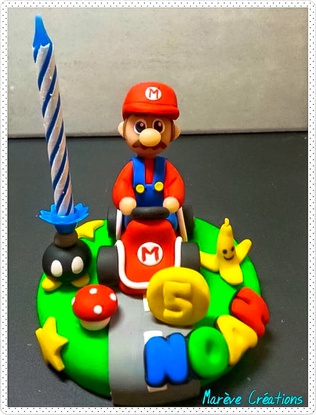 Mario Kart en fimo