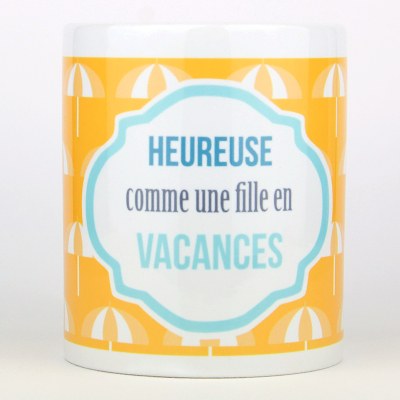 heureuse comme une fille en vacance