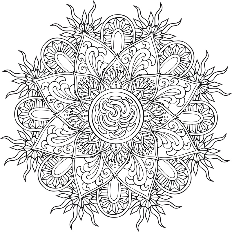 coloriage mandalas