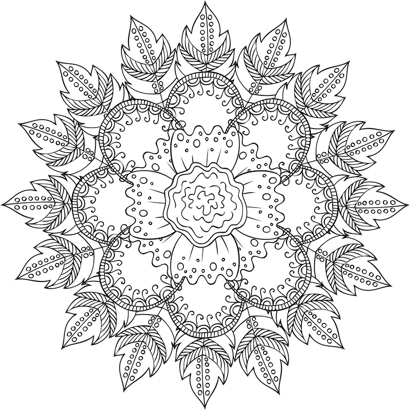 coloriage mandalas