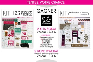 Kit scrapbooking à gagner