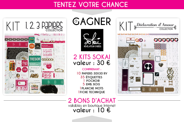 Kit scrapbooking à gagner