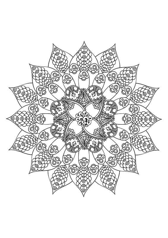 Dessin Mandala