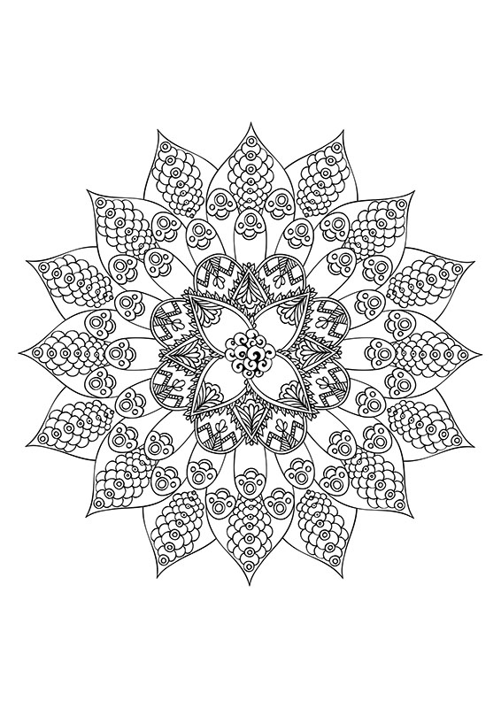 Dessin Mandala