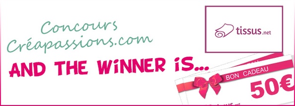 Gagnants du concours tissus.net