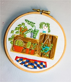 caisses et plantes