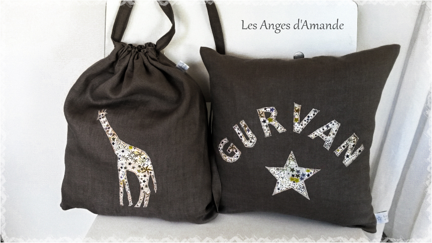 couture de coussin et sac à dos Gurvan