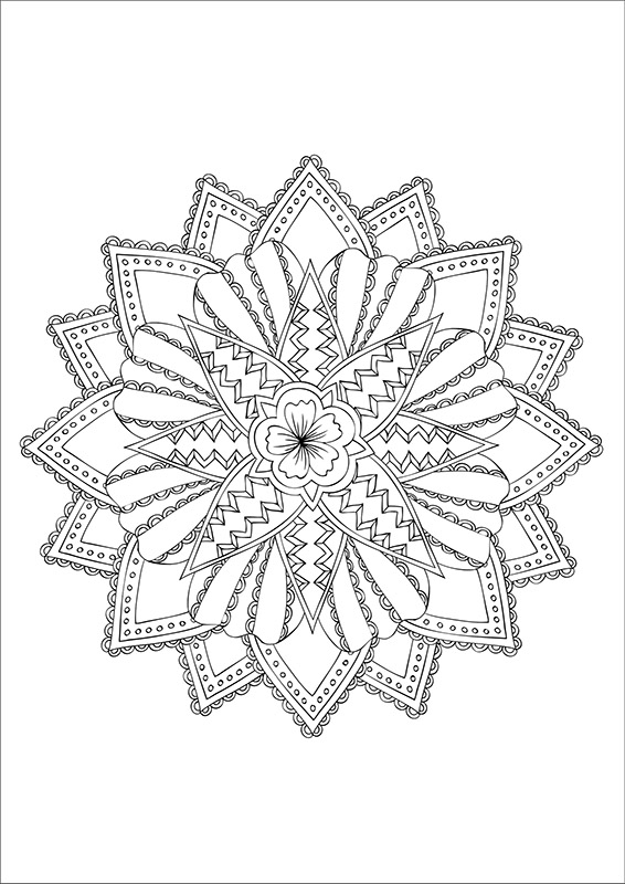 coloriage Mandala 