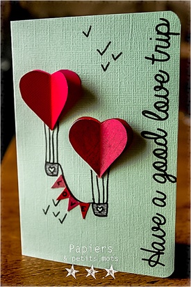 Carte de vœux amour et bonheur