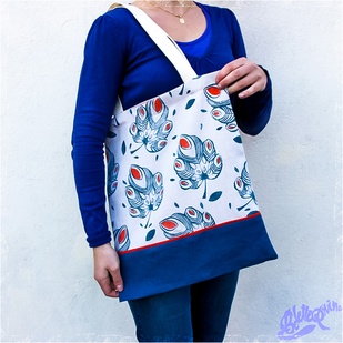 Tote bag belette print