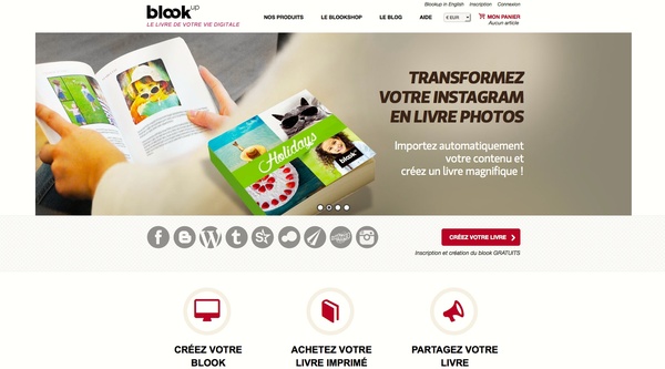 Le blook up livre numérique