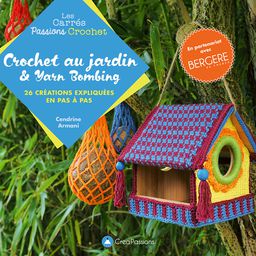 crochet au jardin et yarn bombing