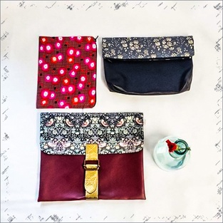 Pochettes en cuir diy