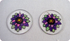 Tutoriel boucles d'oreilles fleuries 06