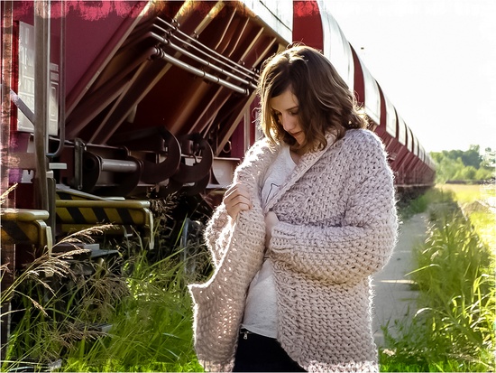 Pull en laine estudiantine