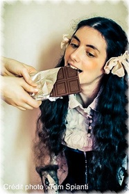 Lizzie aime le chocolat