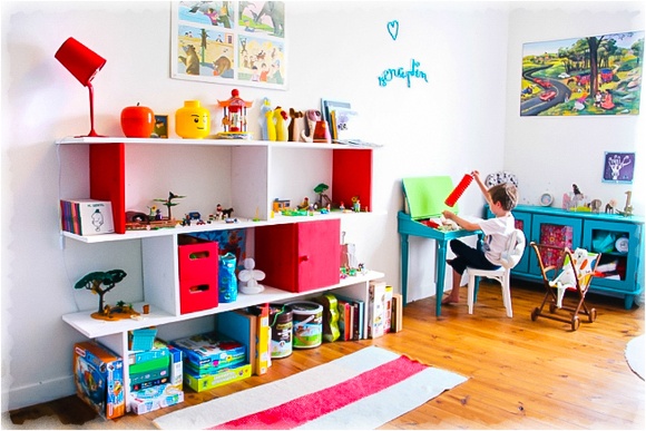 Chambre pour enfants plein de couleurs