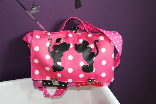 Cartable Mickey et Minnie