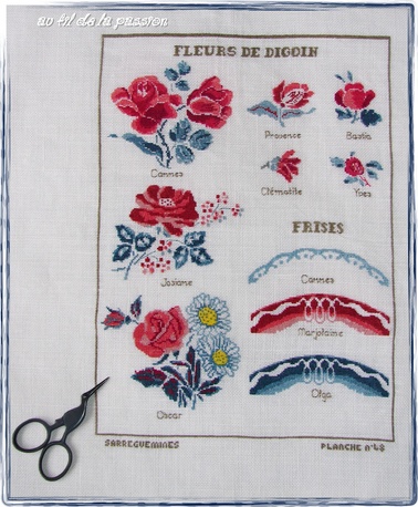 broderie de fleur