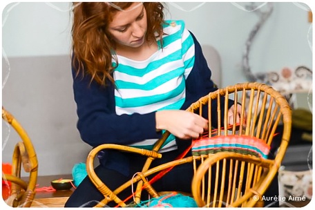 Customisation d'une chaise retro