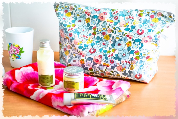 Trousse de toilette DIY