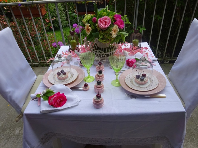 Table décorative pour la fête des mères