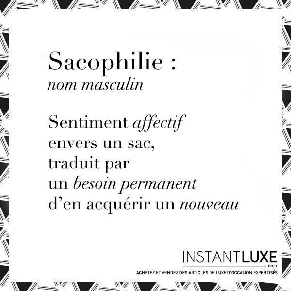 Définition Sacophilie