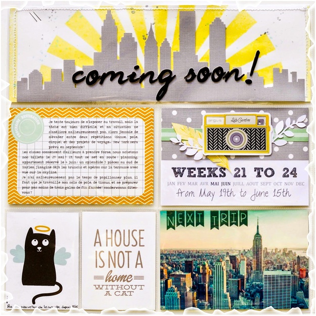 Scrapbooking départ pour New York