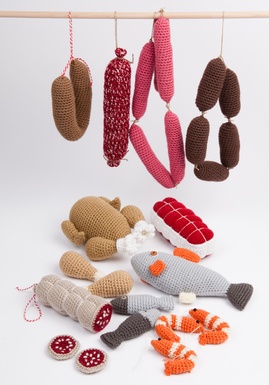 viandes-poissons en crochet