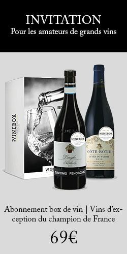 Box INVITATION idéal pour les amateurs de grands vins !