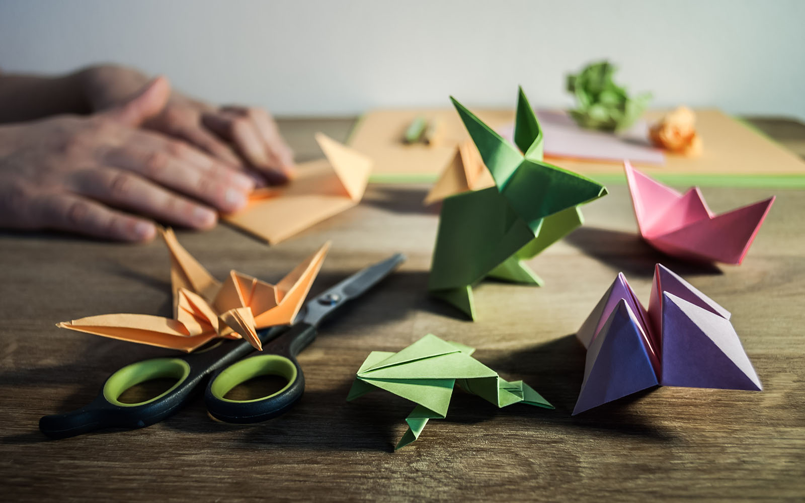 Réalisation de projets en Origami