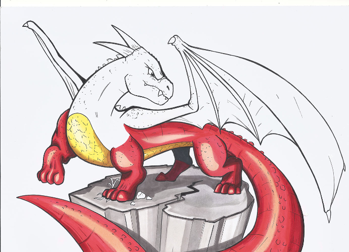 dessin de dragon