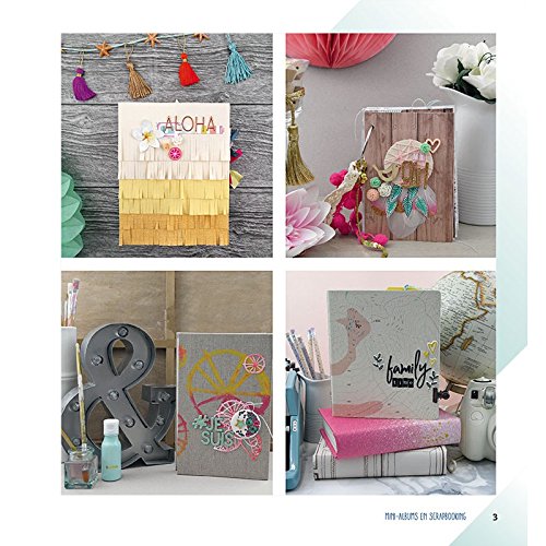 plusieurs mini album de scrapbooking