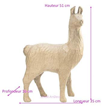 un lama taille réelle