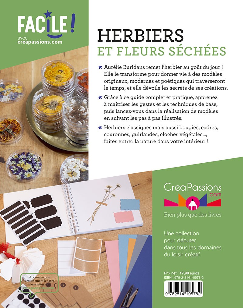 Herbiers et fleurs séchées 
