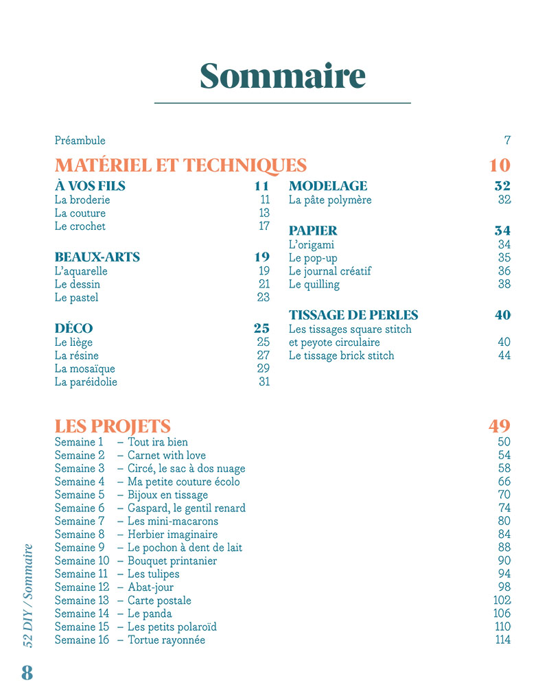 52 DIY : Un projet par semaine pour une année créative 