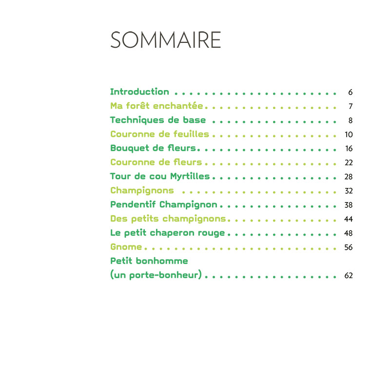 Petits modelages en pâte polymère