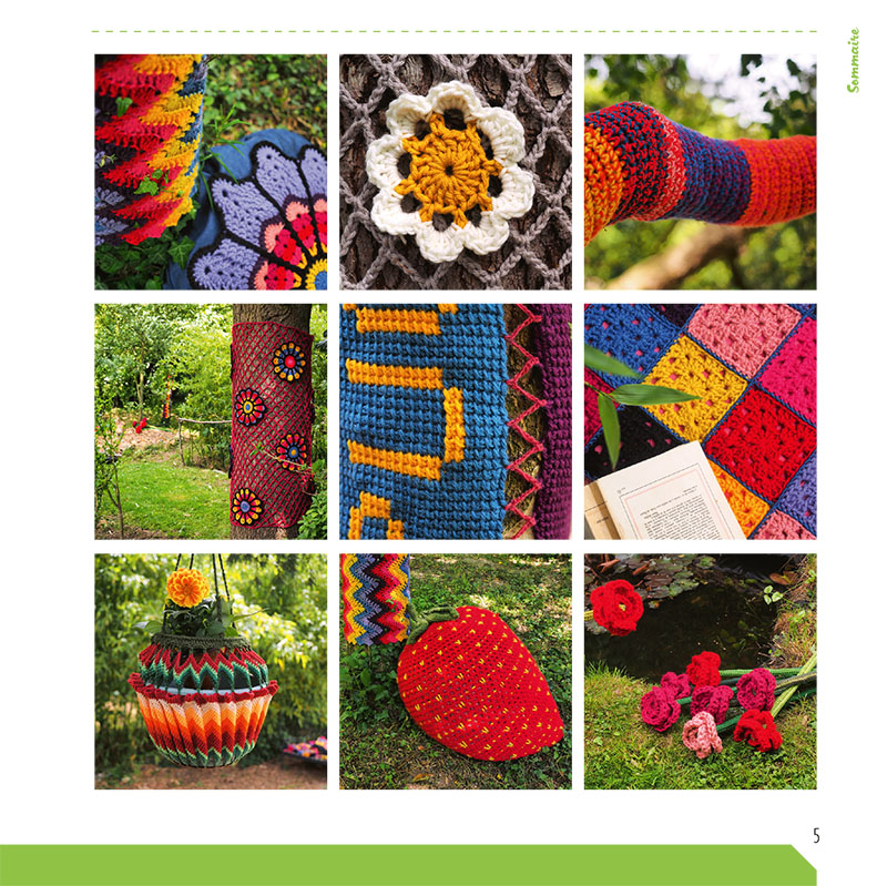 Crochet au jardin &amp; Yarn Bombing