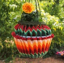 Crochet au jardin & Yarn Bombing