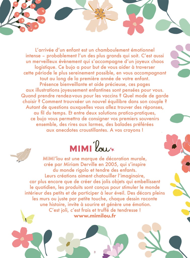 La première année de bébé avec Mimi'lou