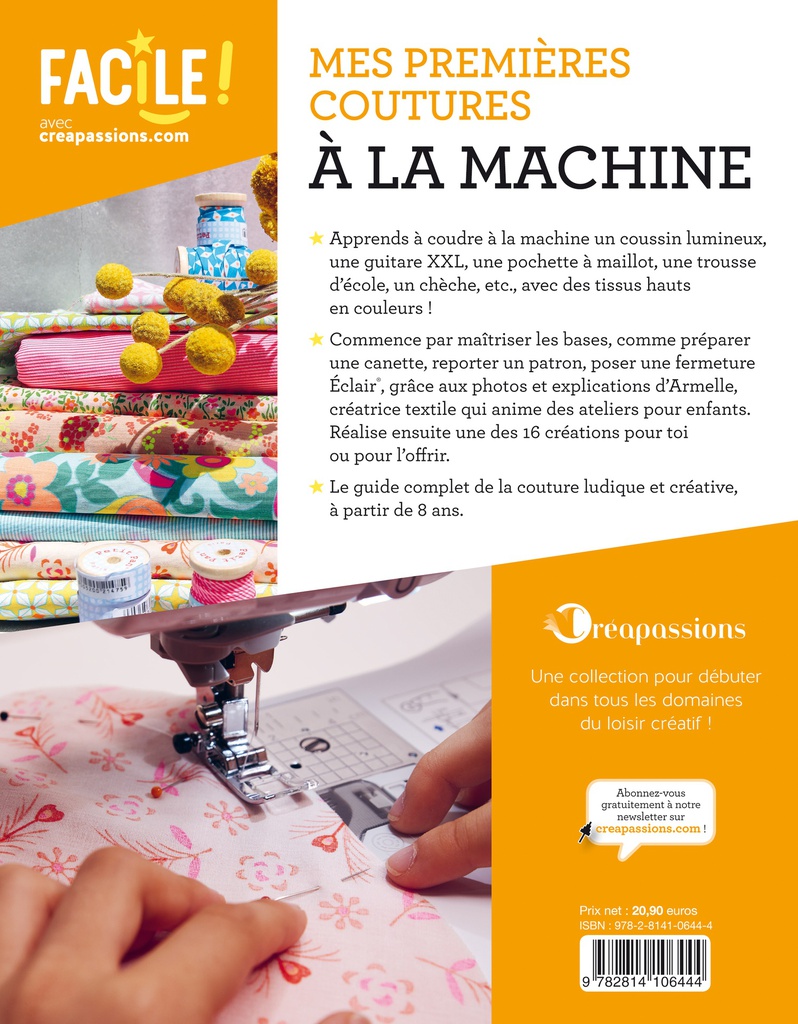 Mes premières coutures à la machine