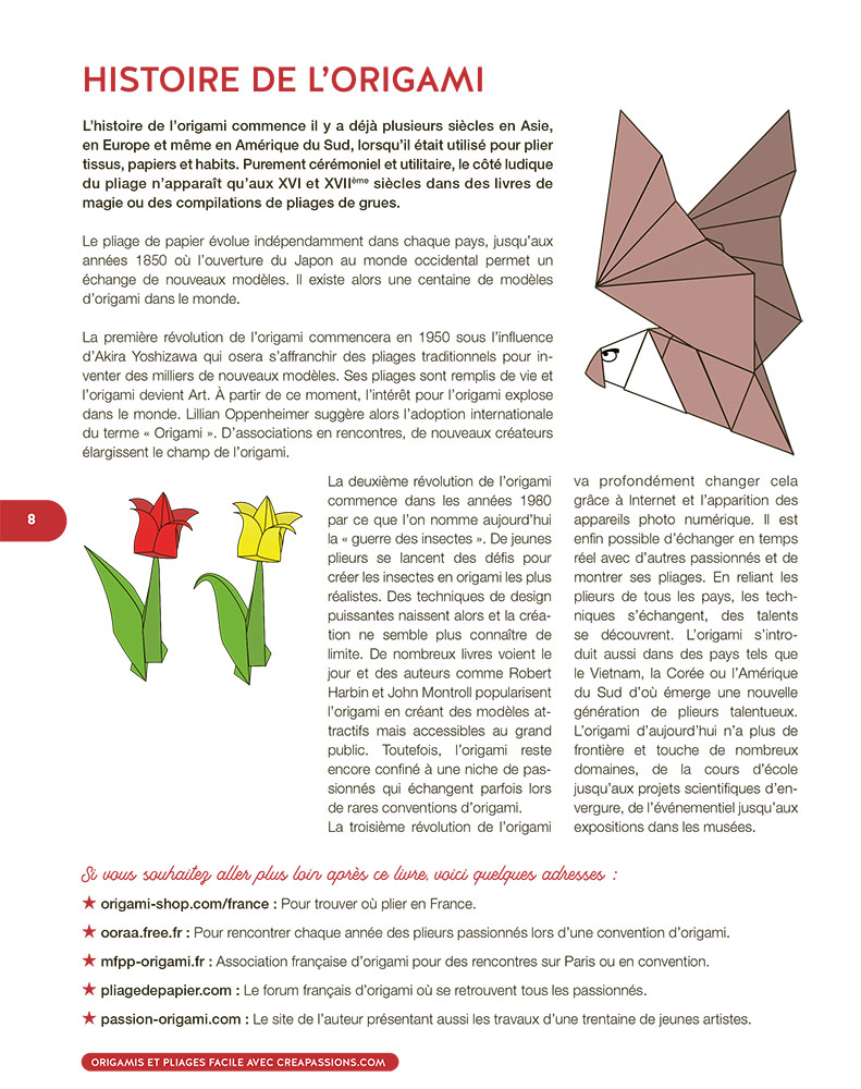 Origamis et pliages