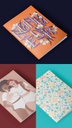 Lot de 3 carnets de dessin et de notes